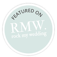 Featured on Rock My Wedding badge
