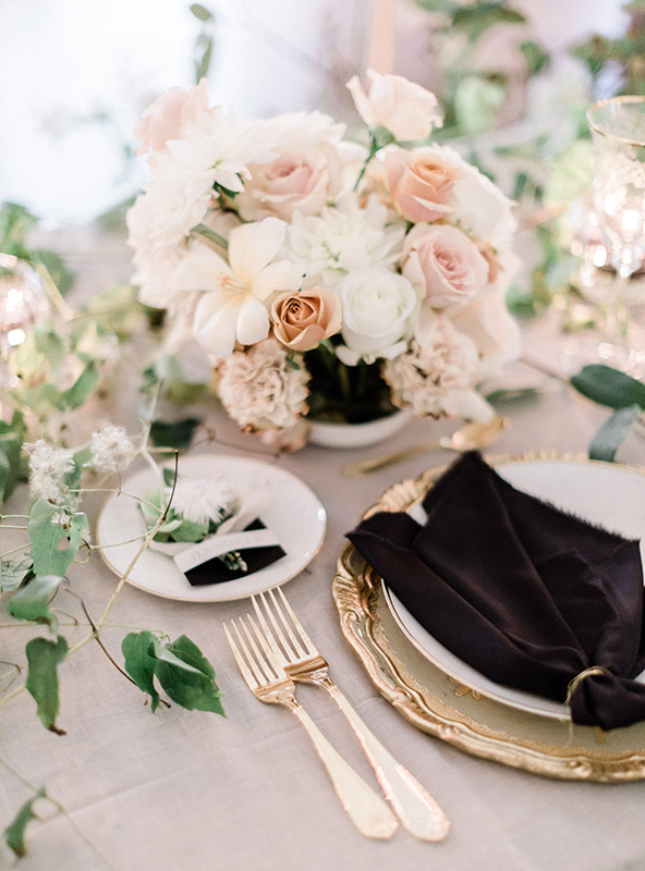 Wedding Reception Table Details styled by wedding designer Andreea Bucur